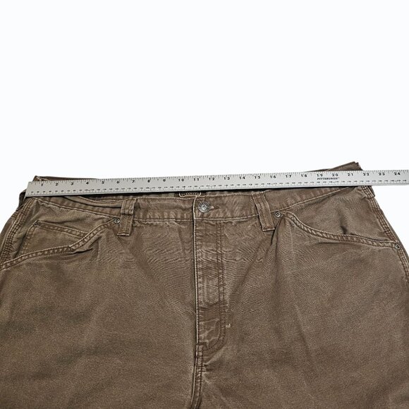 CE Schmidt Workwear Canvas Carpenter Pants Utility Tough 44" W x 31" L  Brown - Picture 12 of 13